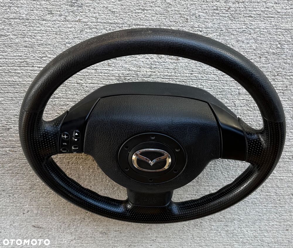 Mazda 3 5 6 koło dojazdowe 16cali T125/70 R16 Mazda 6 GH 2008/2010r kierownica air bag stan b.dobry kierownice Mazda 2 dy de 3 BK bl bp 5 CR CW 6 gg GY GJ cx-5 cx-3  plastiki wloty powietrza lampa tył lewa lub prawa strona Europejska stan b.dobry oryginalna w 100% sprawne oraz inne części - 23