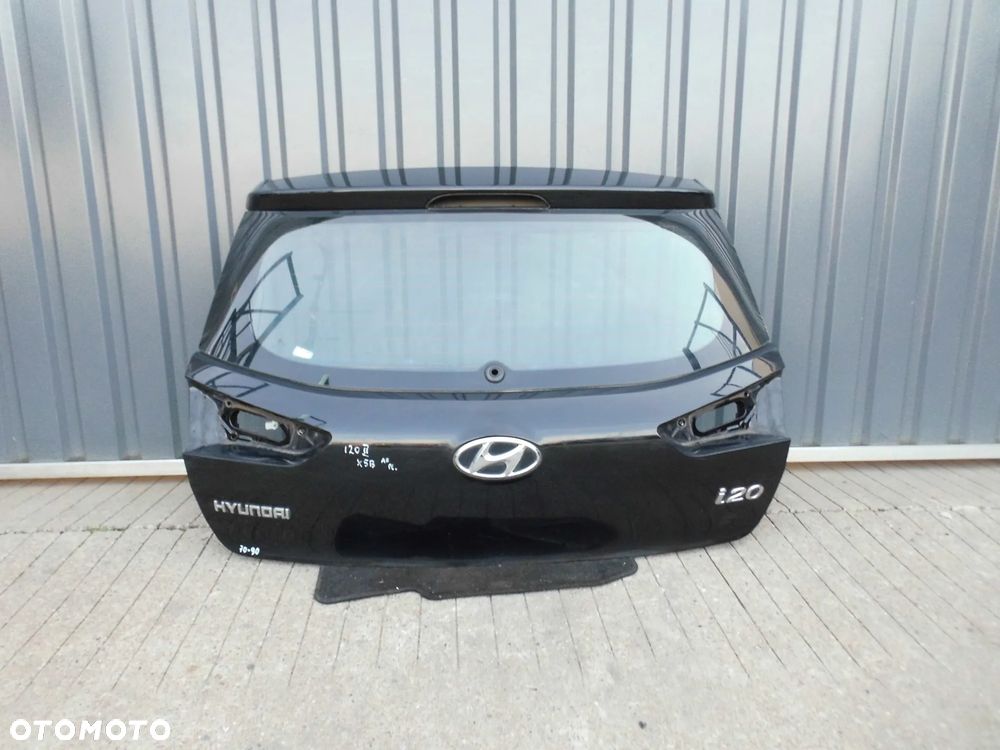 KLAPA TYLNA Z SZYBĄ HYUNDAI I20 II 5 DRZWI HATCHBACK 2015r. X5B ORYGINAŁ - 1