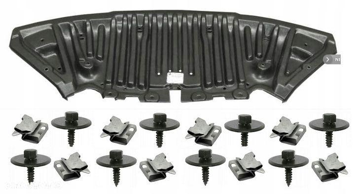 Mercedes GLK X204 2008-2012 osłona silnika zderzak chłodnicę - 1