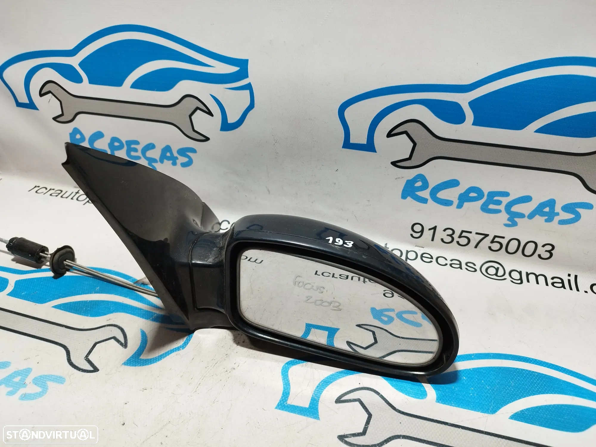 ESPELHO RETROVISOR DIREITO FORD FOCUS I 1 MK1 98AB17682UE MANUAL ESPELHOS RETROVISORES - 4