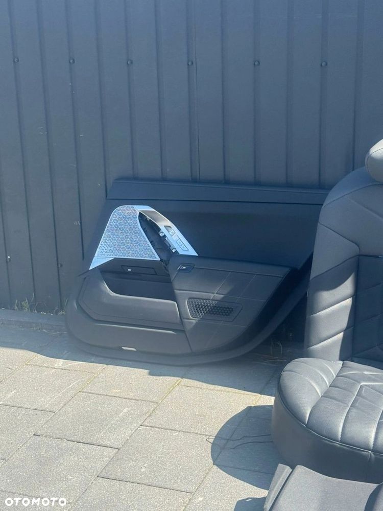 FOTELE TAPICERKA BMW 7 G70 SKÓRA MERINO CZARNY SZARY ATLAS WIELOFUNKCYJNE - 8