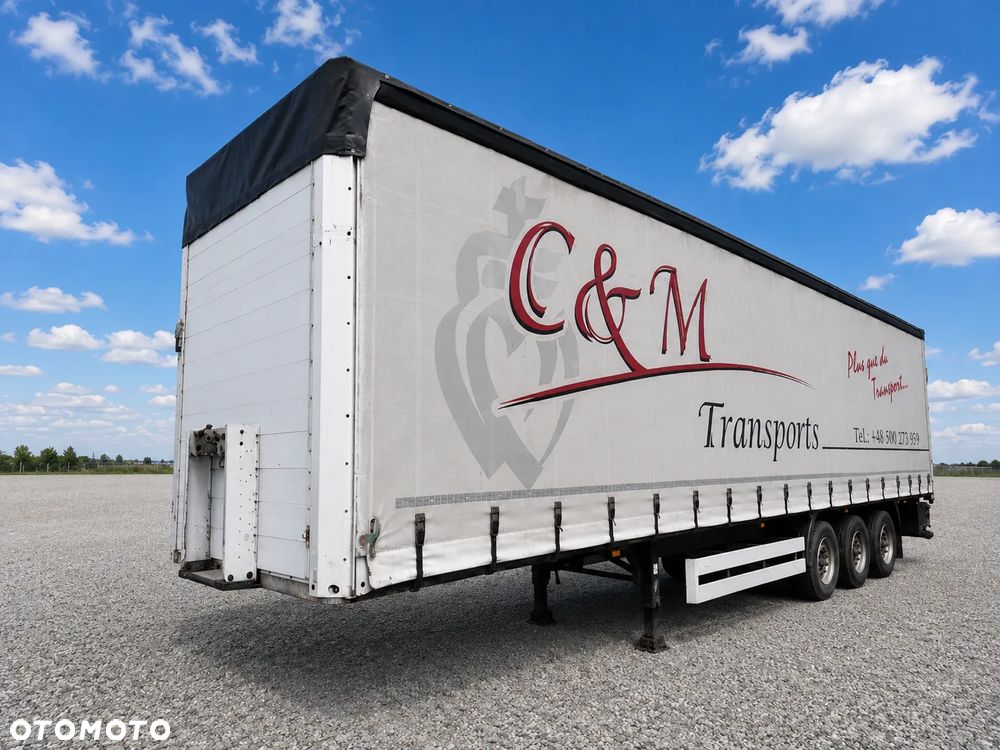 Schmitz Cargobull S01 Naczepa Ciężarowa Burto-Firana OSIE SAF, Nowy Dach ! Rama w ocynku ! Podwieszana Oś , Nowe Oświetlenie ,Nowe Tylne Słupki ! - 2