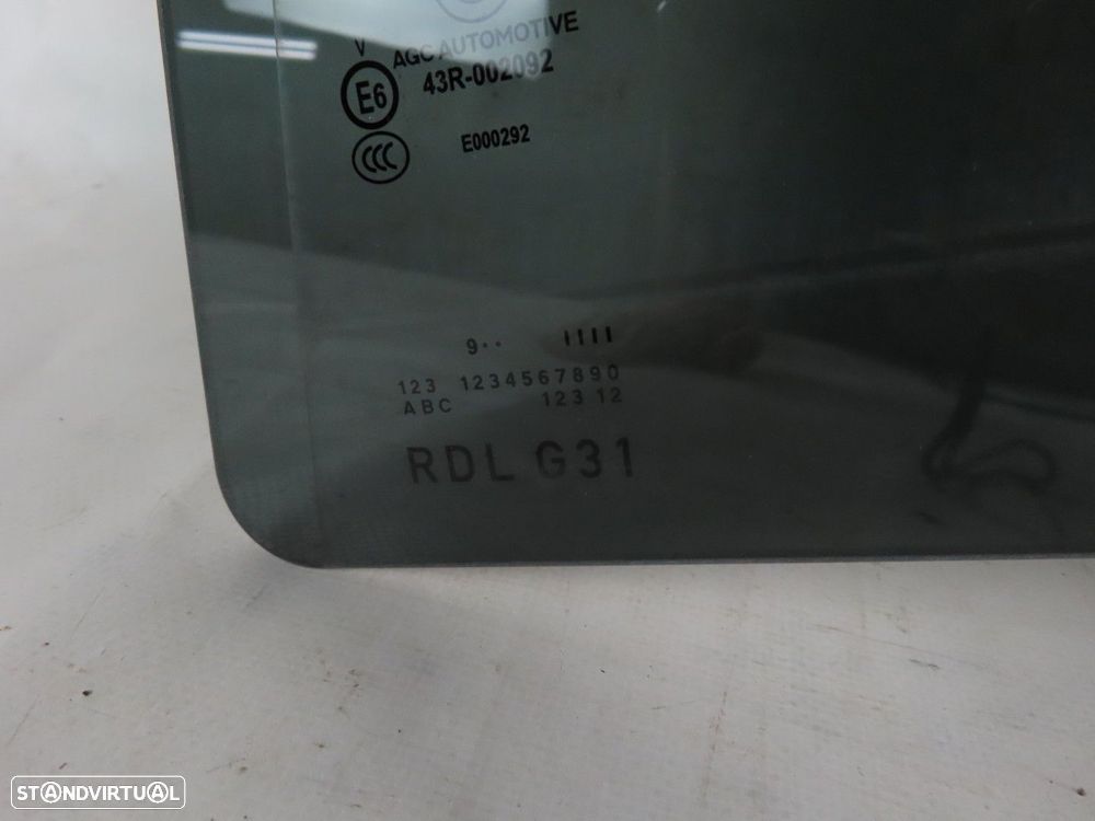 Vidro da porta Escurecido Esquerdo/Trás Seminovo/ Original BMW 5 Touring (G31) 5... - 2