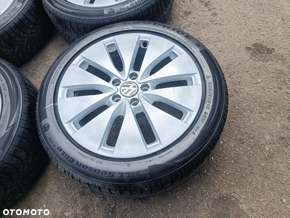 5x112 Alufelgi Felgi Aluminiowe 1K0 18 Koła całoroczne SKODA OCTAVIA II III 2 3 VRS SEAT LEON TOLEDO ALTEA VW PASSAT B5 B6 GOLF V VI VII 5 6 7 GTi Gtd TOURAN CADDY JETTA AUDI A4 B5 B6 A3 8P 8V Legnica ALU-RAD 225/50 - 2