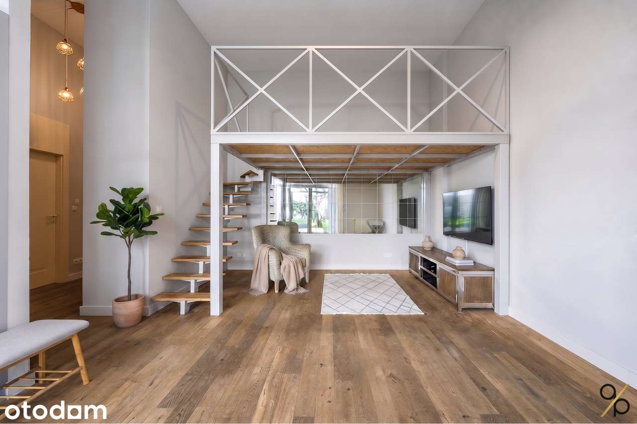 Wyjątkowe mieszkanie | ogród 45 m² | 4 m wysokości | Wilanowska 33