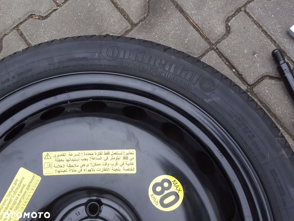 AUDI A6 C7 10-18r AUDI A7 18r- KOŁO DOJAZDOWE r20 5X112 LEWAREK KLUCZ UCHO - 6