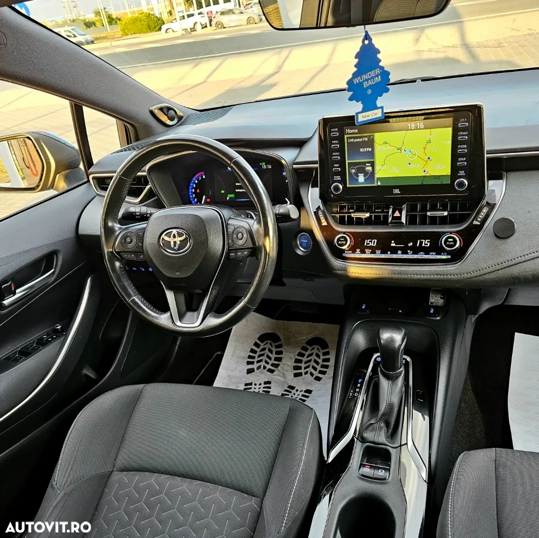 Toyota Corolla 2.0 HSD TS Exclusive tapiterie Neagra - 11