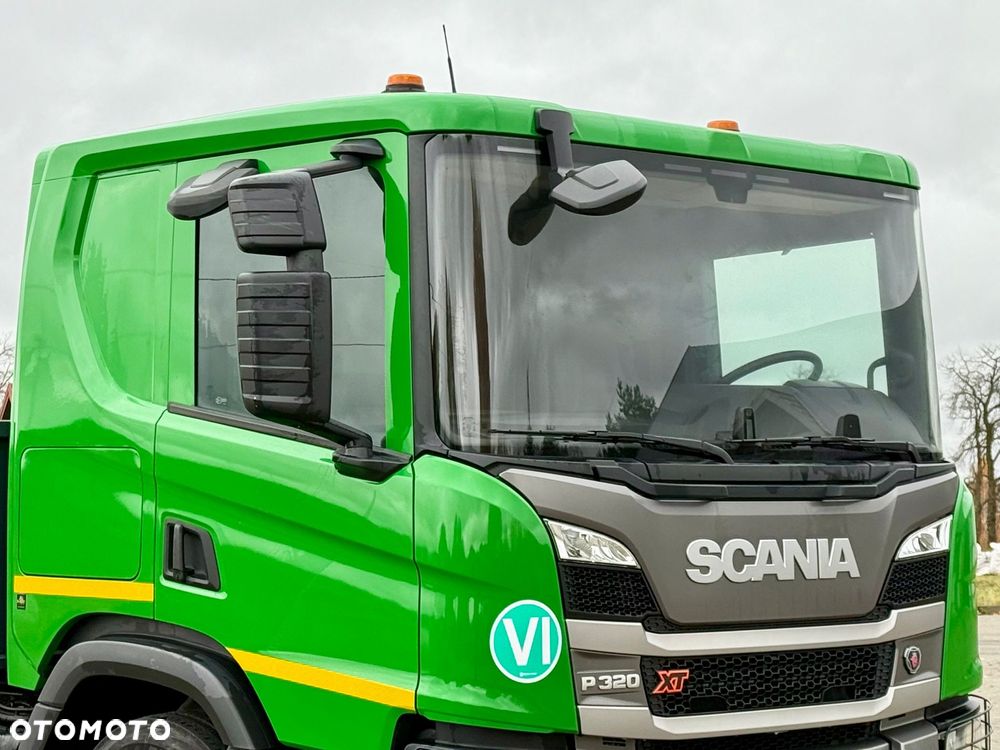 Scania P320 / PLATFORMA / NOWY / 5 TYŚ KM / SYPIALKA / 2023 ROK / CAŁA NA PODUSZKACH / 7.7 M DŁUGOŚCI / LAWETA / DO PRZEWOZU MASZYN ROLNICZYCH ITP - 12