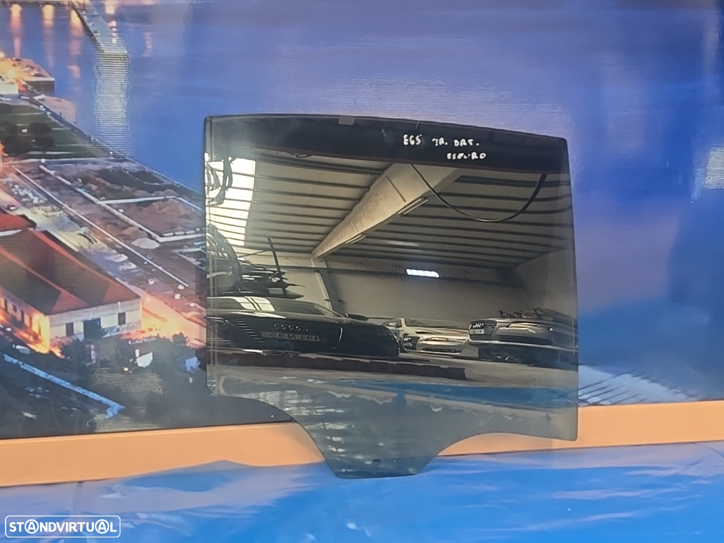 Vidro da porta traseira direita escuro originais vidro laterais para bmw série 7 e65 2001- (2x no estoque) - 2