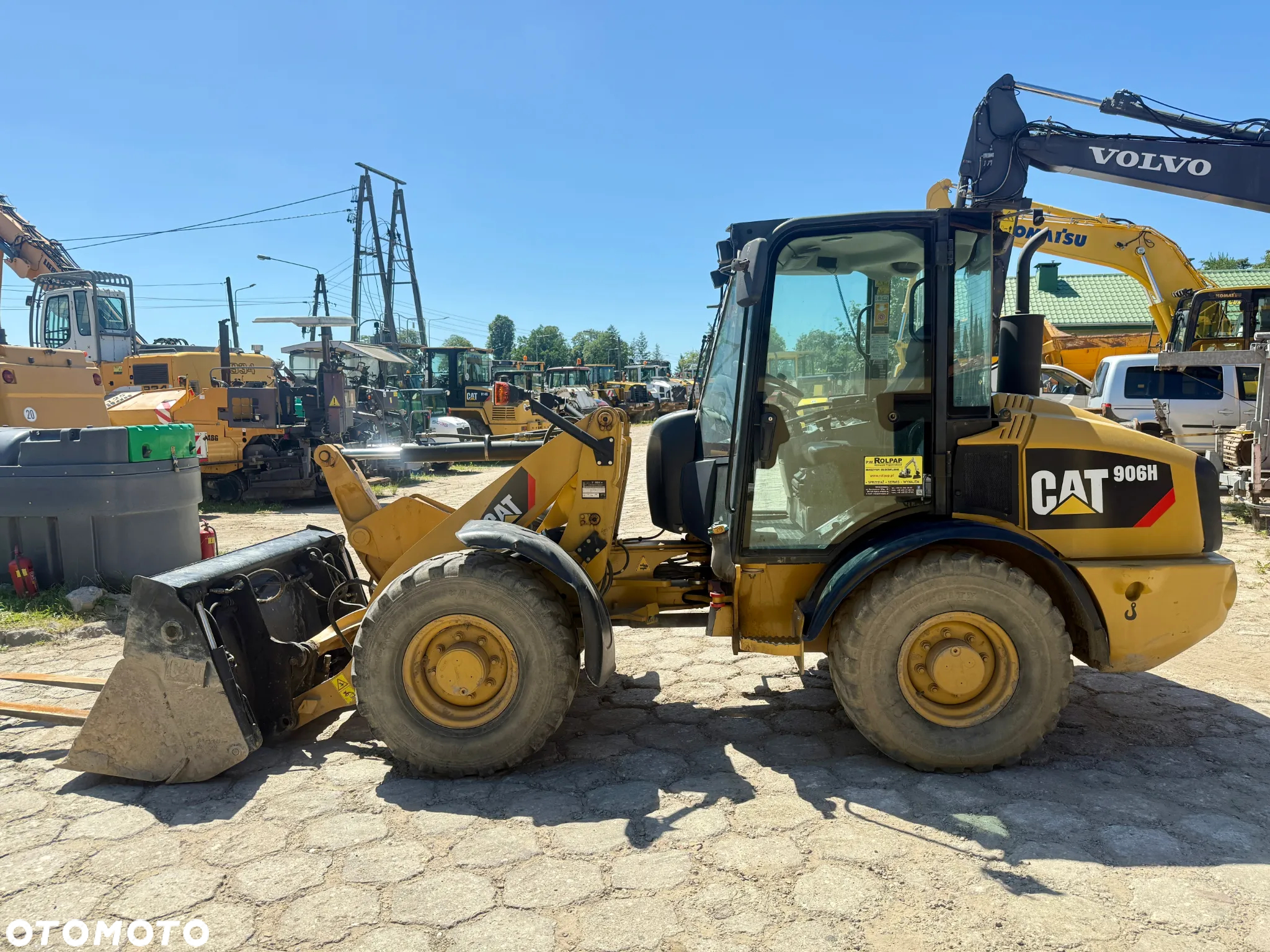 Caterpillar ładowarka kołowa przegubowa 906H rekin widły szybkozłączne, szufla OTWIERANA - 7