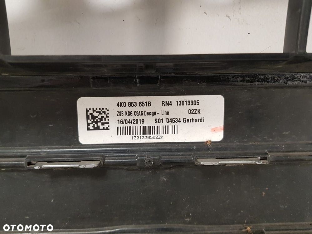 ZDERZAK GRILL KRATKA AUDI A6 C8 4K0 PRZEDNI PRZÓD 18-24 4K0807437A ŁADNY - 14