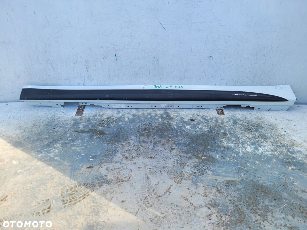 BMW 3 F30 F31 Lift M pakiet listwa progowa próg lewy nakładka - 4