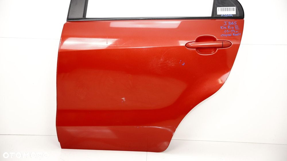 DRZWI LEWY TYŁ TYLNE KIA RIO III 11-14R SIGNAL RED - 2