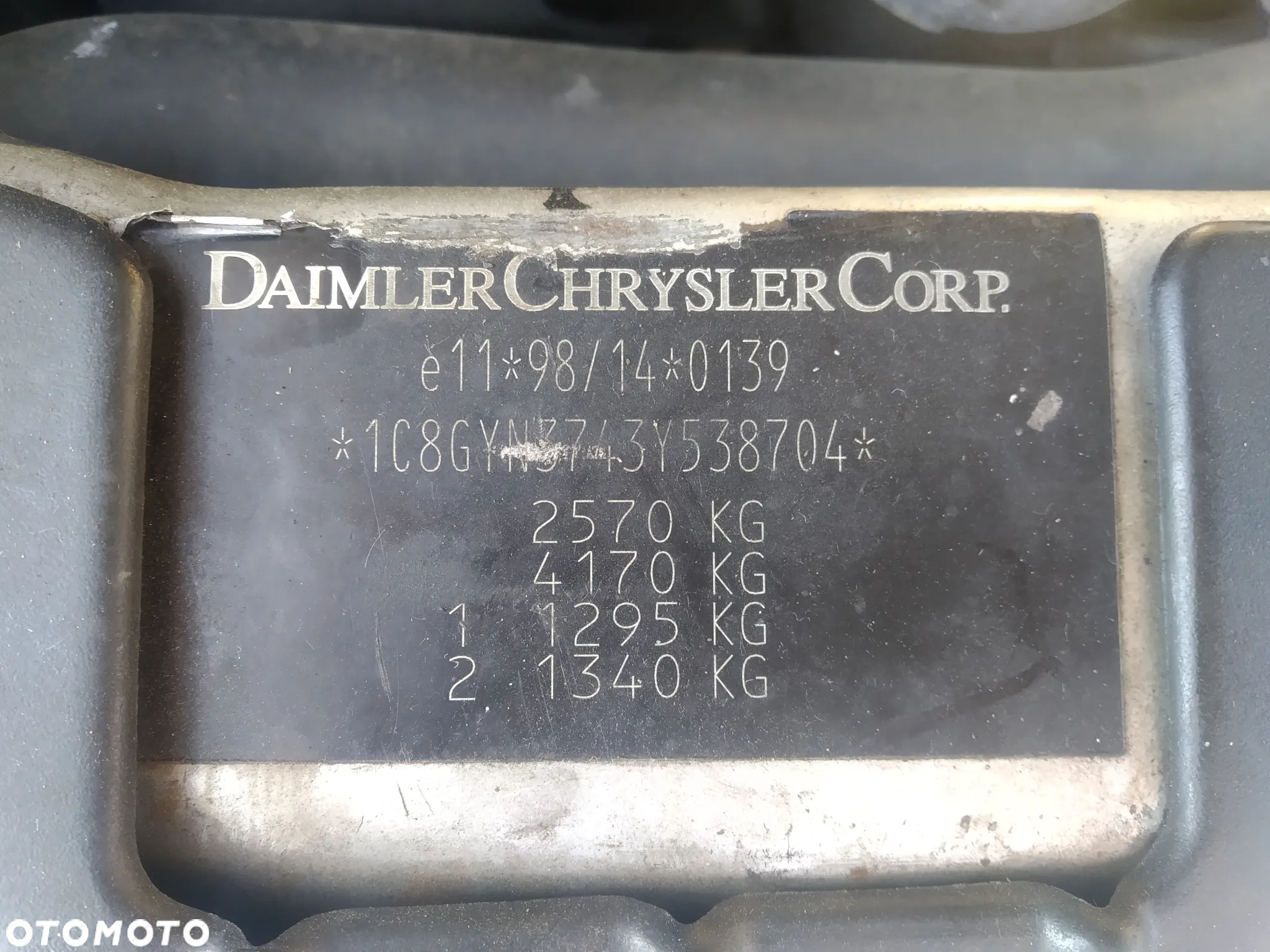 CHRYSLER VOYAGER IV 00-05 2.5 CRD - PRZELĄCZNIK ZESPOLONY PAJĄK - 30