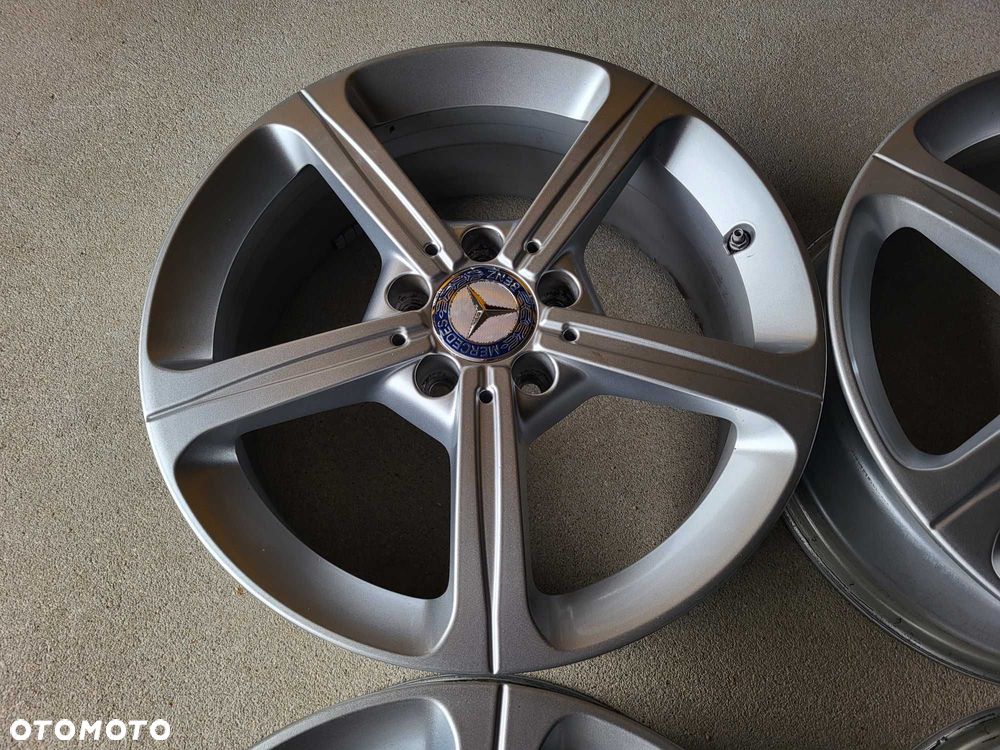 [761] Felgi aluminiowe Oryginał MERCEDES 17 Cali 5x112 ET44 +Czujniki - 3