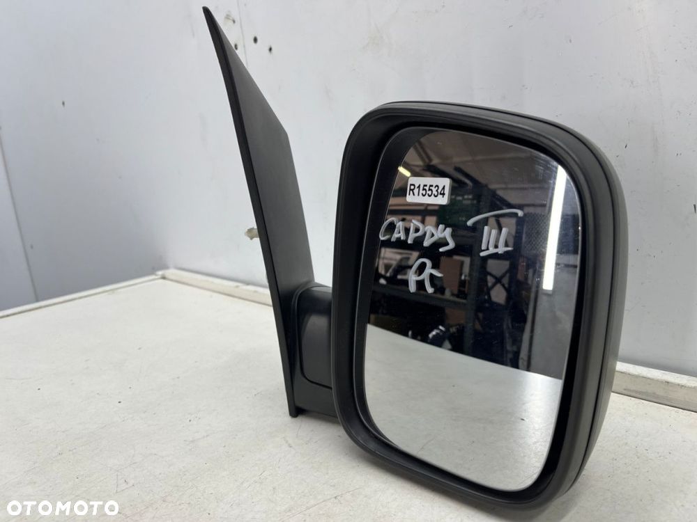 Lusterko VW Caddy 3 III 2k 03-20r. PRAWE zewnętrzne manualne 2k1857502AH - 3