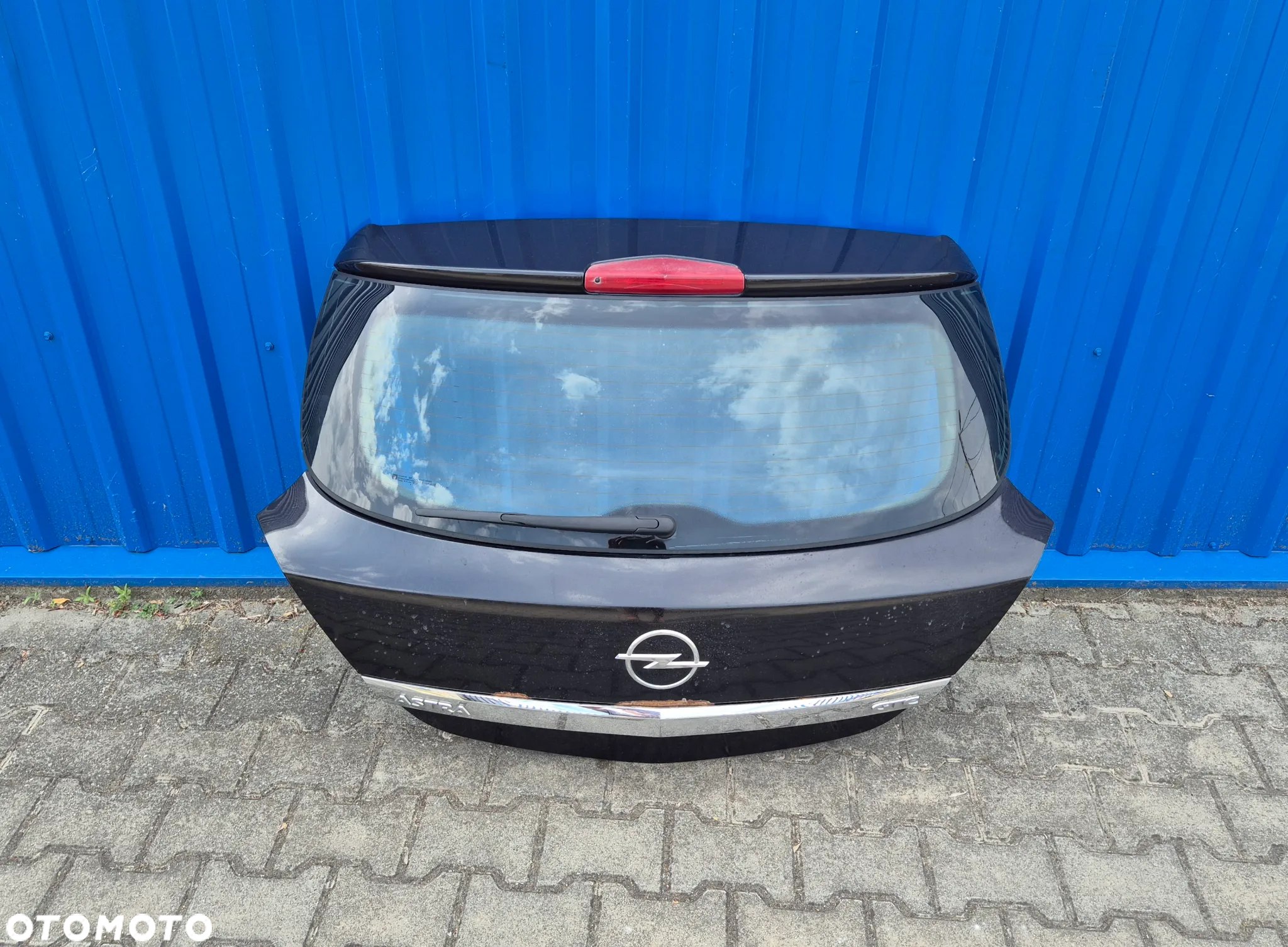 GOŁA KLAPA BAGAŻNIKA OPEL ASTRA III H ( 3 ) GTC Z20R CZARNA ( HB HATCHBACK WERSJA 3-Y DRZWIOWA ) - 2
