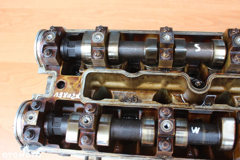 GŁOWICA CYLINDRÓW OPEL OMEGA B VECTRA B ASTRA G II 2.0 X20XEV Z WAŁKAMI DEMONTAŻ SZCZELNA - 3
