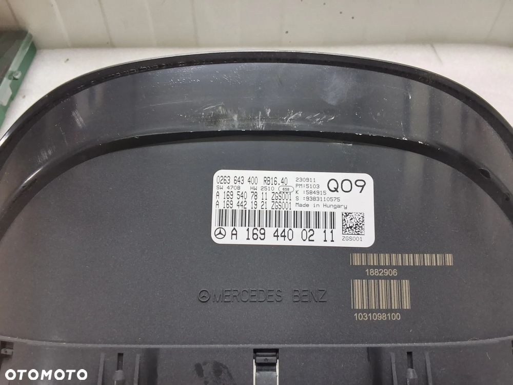 MERCEDES A-KLASA W169 ZESTAW STRONY A150 BENZYNA PO LIFCIE 2011 ROK START STOP CENA ZA KOMPLET JAK NA FOTO  A2669001200 - 8