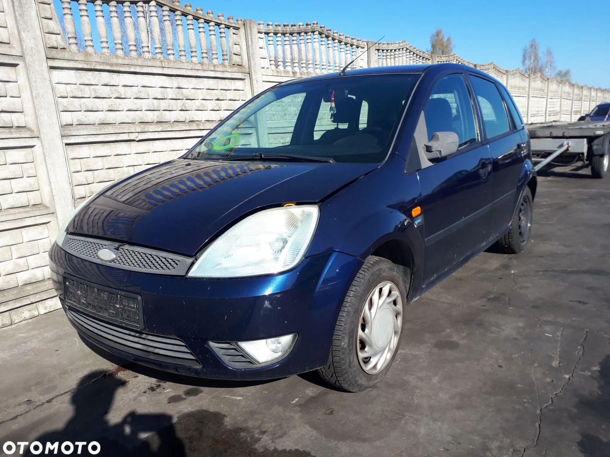FORD FIESTA MK5 MK6 02-05 1.4 16V ZDERZAK TYŁ TYLNY W3 - 1