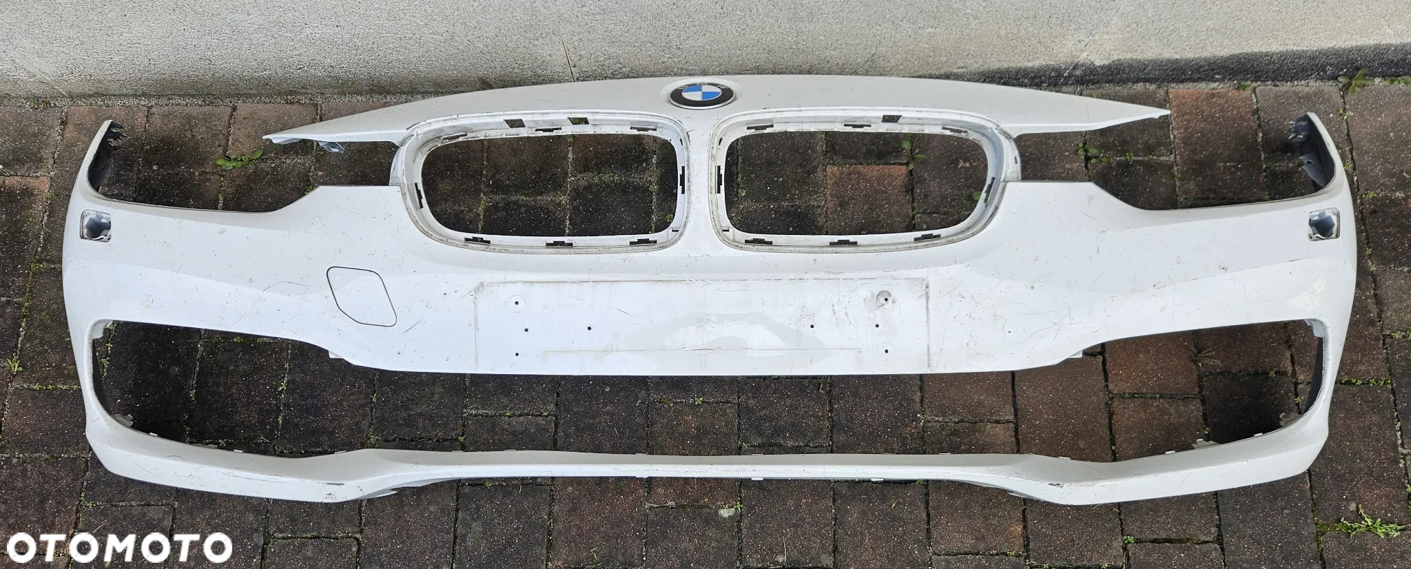 Zderzak przedni przód BMW 3 F30 F31 lift 2015- spryskiwacze znaczek ORYGINAŁ! - 2