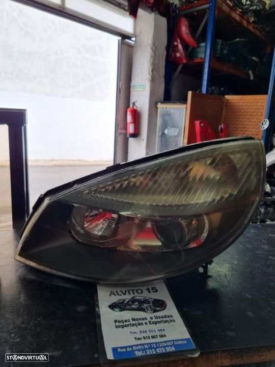 farol frente esquerdo Renault Scenic  com xenon - 1