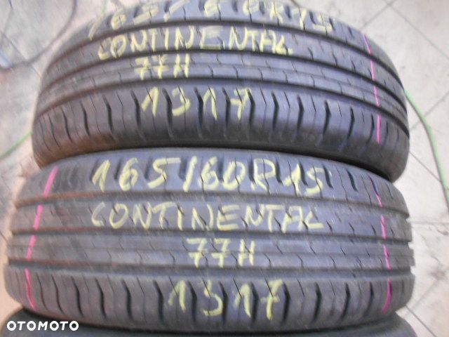 Opony 165/60R15 continental conti eco contact 5 7,3mm lato komplet  nowe - 3