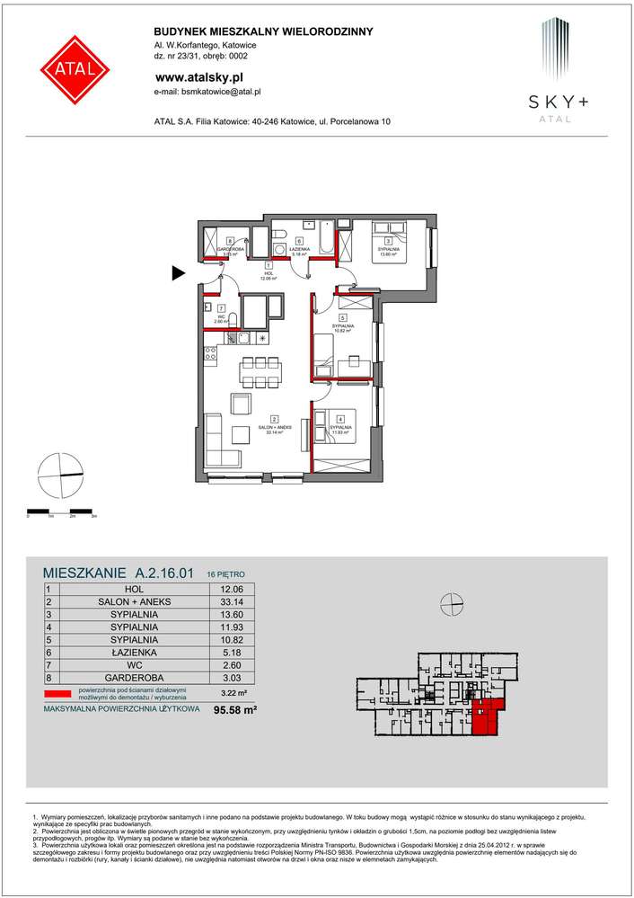 4-pokojowe mieszkanie 95m2 Bezpośrednio - Pełny obrazek: 2/24
