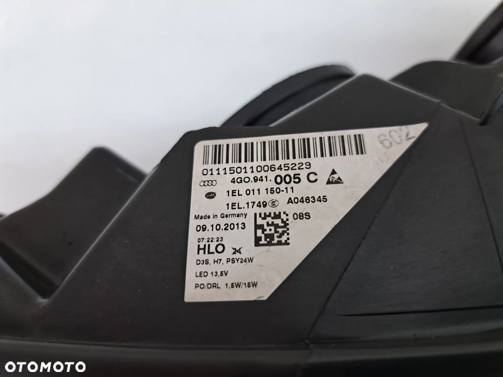 AUDI A6 C7 POD XENON LEWA 4G0 941 005C - 5