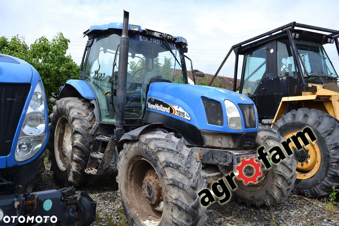 New Holland części TSA TS125A 115 110 100 135 silnik most skrzynia zwolnica piasta zębatka układ - 1
