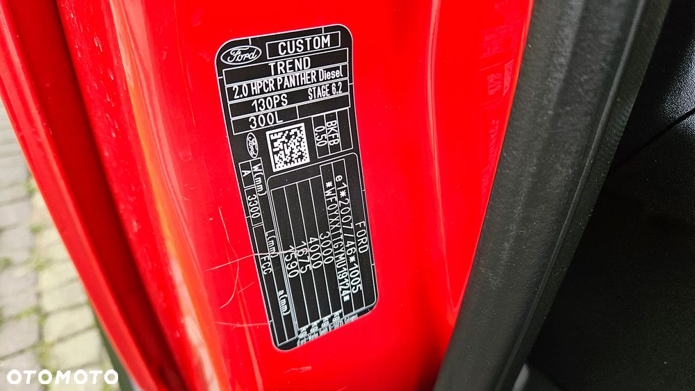 Ford Custom 2,0TDCI L2H2 Automat Nawigacja Duży Wyświetlacz Webasto Led Parktronik Hak Super Stan - 31