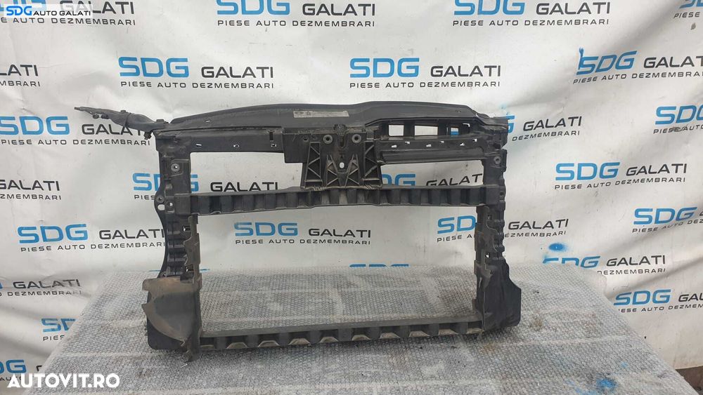Trager Tragher Calandru Panou Frontal Suport Faruri Radiatoare cu Defect Volkswagen Golf 6 2008 - 2016 Cod 5K0805594 - 1
