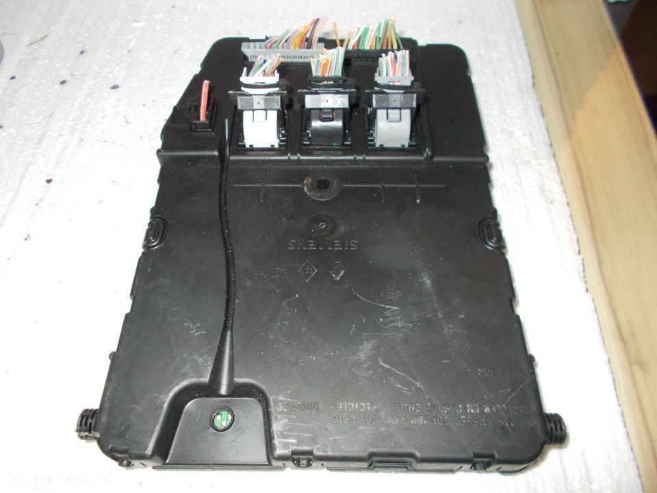 RENAULT SCENIC 1.6  KOMPUTER IMMOBILIZER LICZNIK KLUCZYK MODUŁ BSI ORYGINAŁ 8200509552 8 200509516 - 2