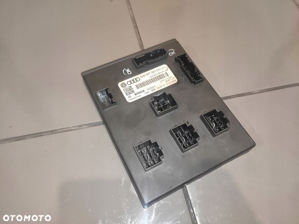 AUDI A7 4G 4G8 LIFT A6 C7 MODUŁ KOMFORTU STEROWNIK BMC 4H0907063DH ORYGINAŁ - 1
