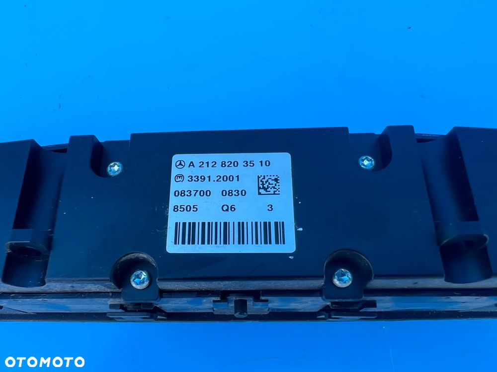 PANEL PRZEŁĄCZNIKÓW FULL MERCEDES W212 2128203510 0837000830 - 6