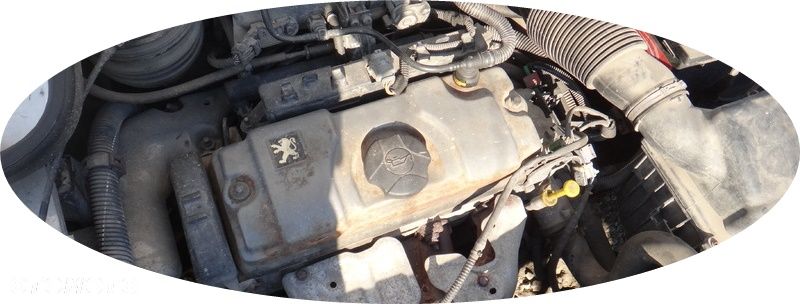 PEUGEOT 206 1,1 SILNIK GOŁY SŁUPEK BEZ OSPRZĘTU HFX - 1