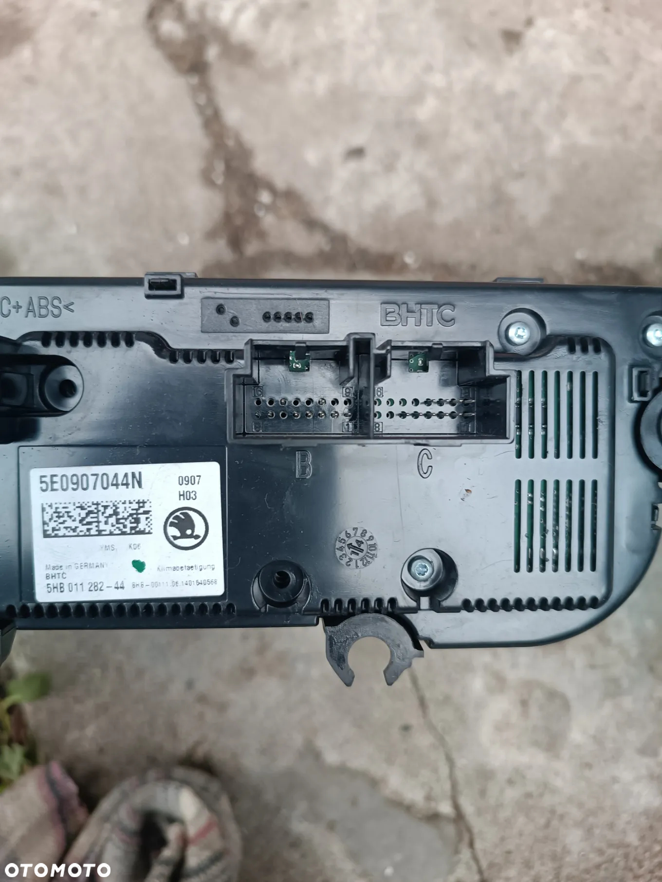 Skoda Octavia 3 III Panel Sterowania Nawiewu Klimatyzacji 5E0907044N - 4