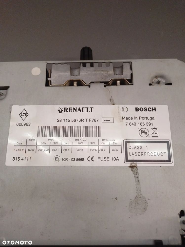 RENAULT LAGUNA III 07-13 2.0 DCI RADIO CD NAWIGACJA TELEFON - 2