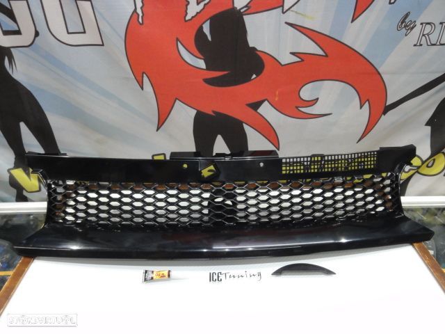Grelha Frontal VW Golf 4 / IV em favo de mel, sem simbolo em ABS plastico - 1
