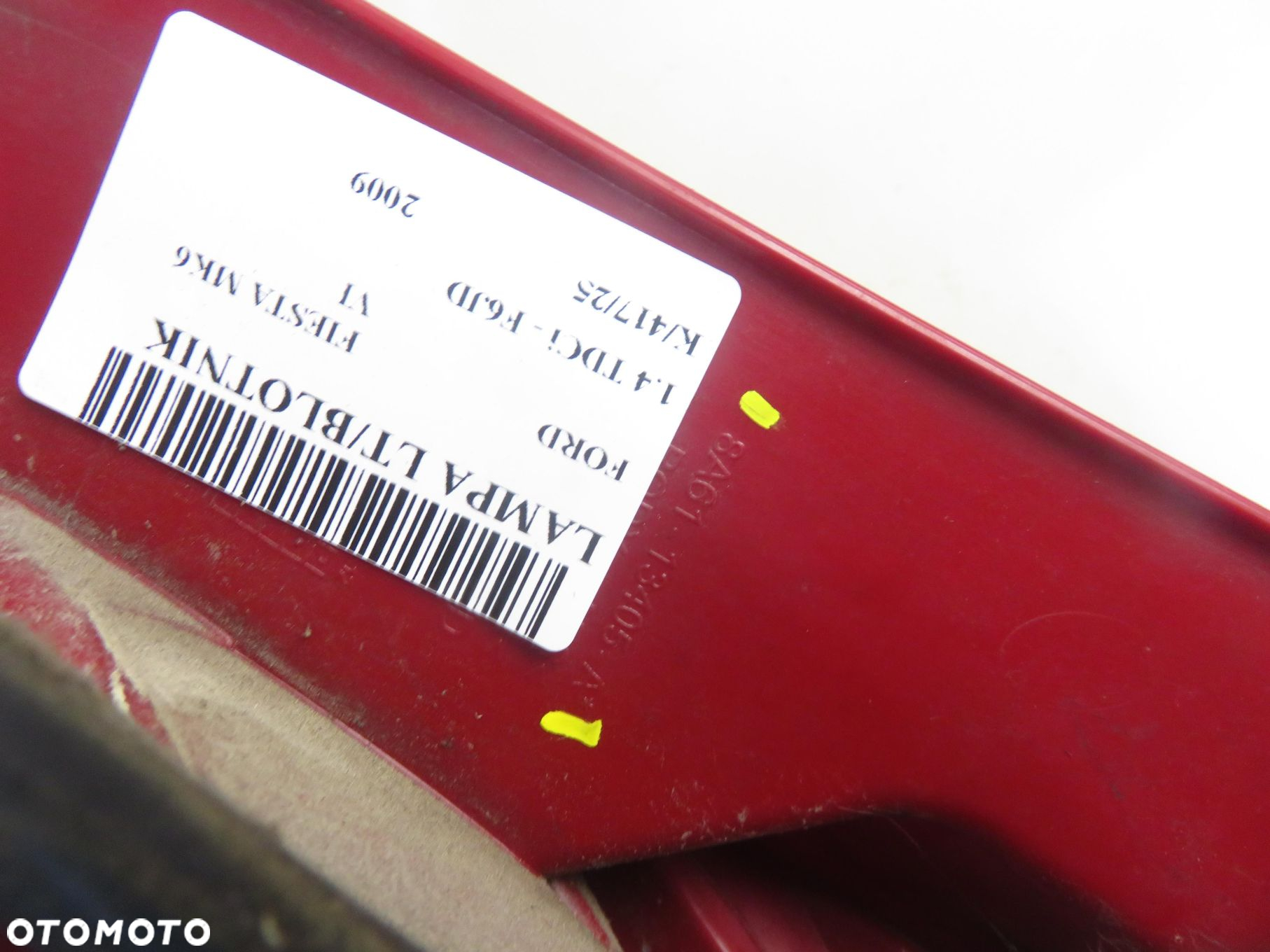 LAMPA LEWA TYLNA FORD FIESTA MK6 VI 8A6113405A - 5
