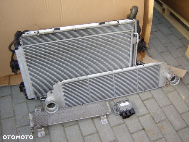 VW T5 T6 KOMPLET CHŁODNIC WENTYLATORY ZESTAW IDEAL - 1