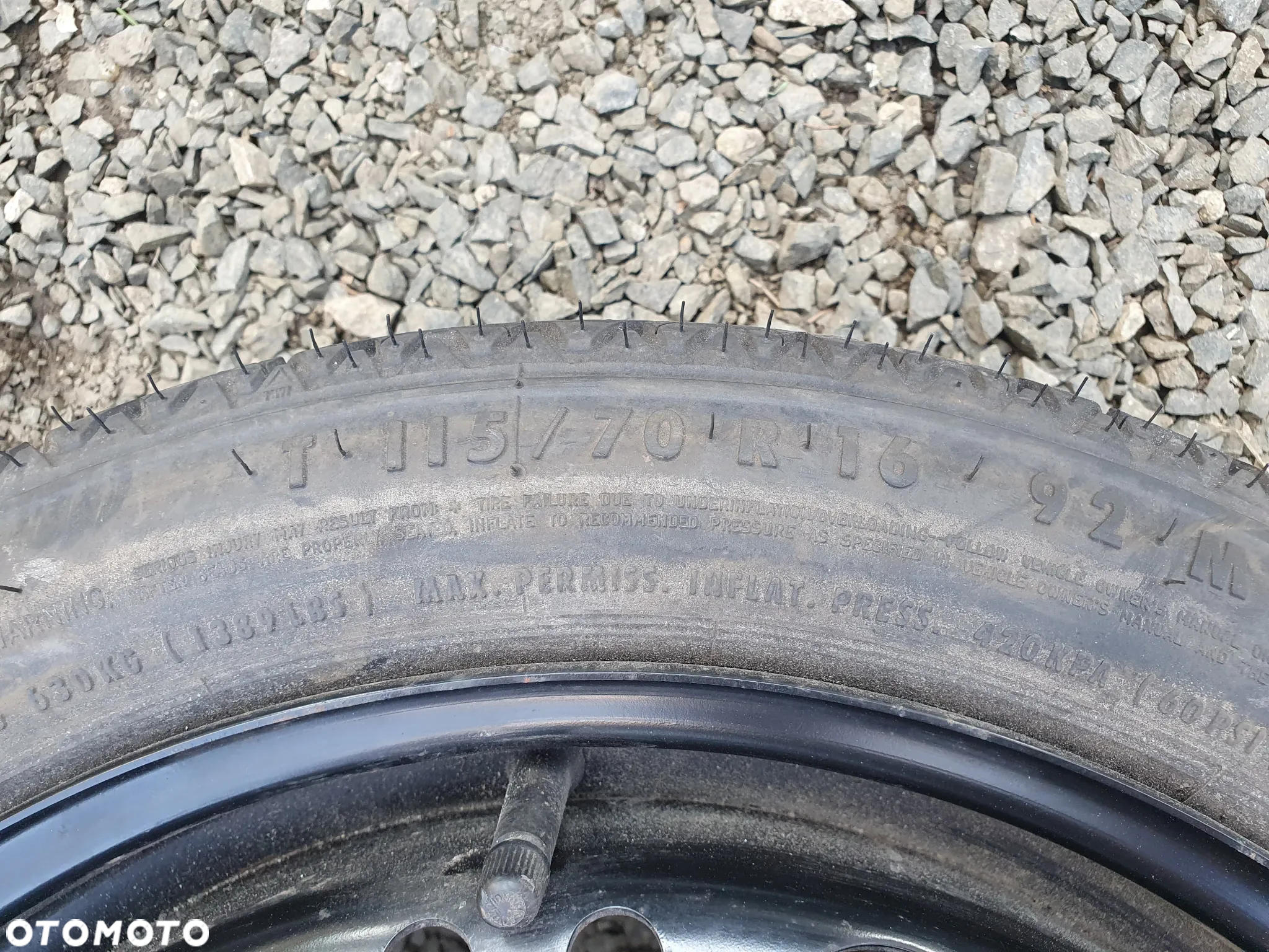 OPEL SAAB FIAT ORYGINALNE KOŁO DOJAZDOWE R16 5x110 ZAPASOWE DOJAZDÓWKA 16" 2160132 CONTINENTAL 115/70 CROMA II POSIADAM 2SZT - 7