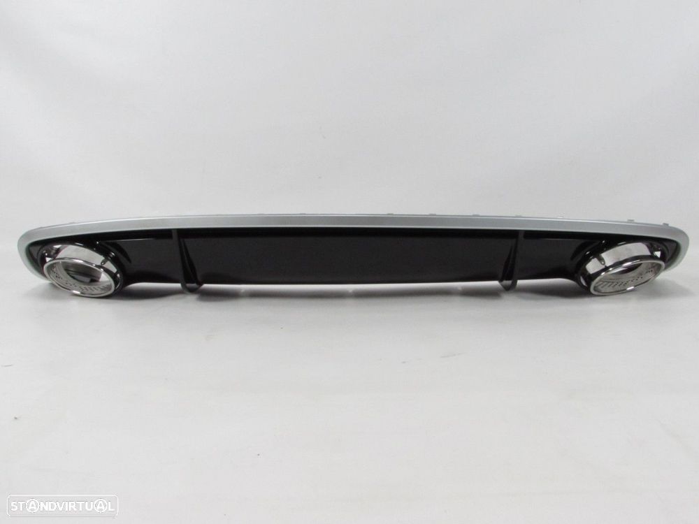 Difusor parachoques C/ Ponteiras LOOK RS4 Trás Novo/ ABS AUDI A4 (8K2, B8)/AUDI... - 1