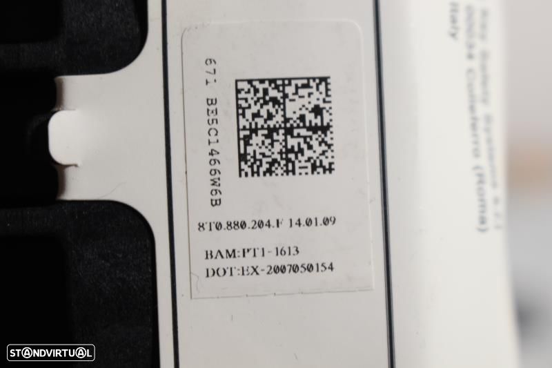 Airbag De Passageiro Audi A4 Avant (8K5, B8)  8T0880204f / 8T0 880 204 - 8