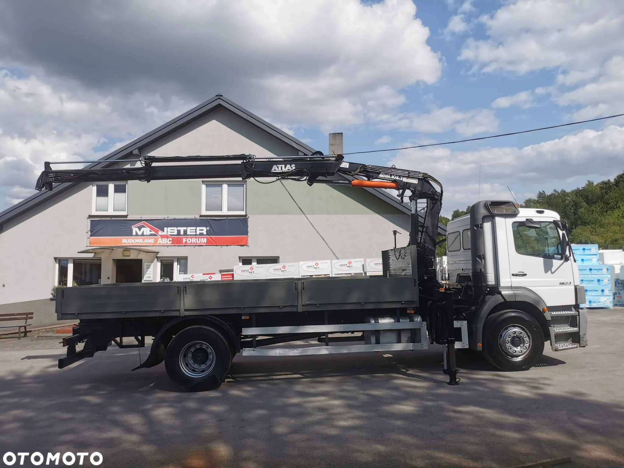 Mercedes-Benz Atego 1823 żuraw HDS Atlas 105.2 koła 315/80R22,5 - 3