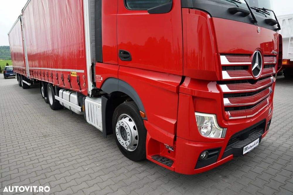 Mercedes-Benz ACTROS 2545 / TANDEM COMBINAT 120 M3 / TRANSIT / 6x2 / PUNTE RIDICATĂ / BIG SPACE / WIELTON / 2021 - 5