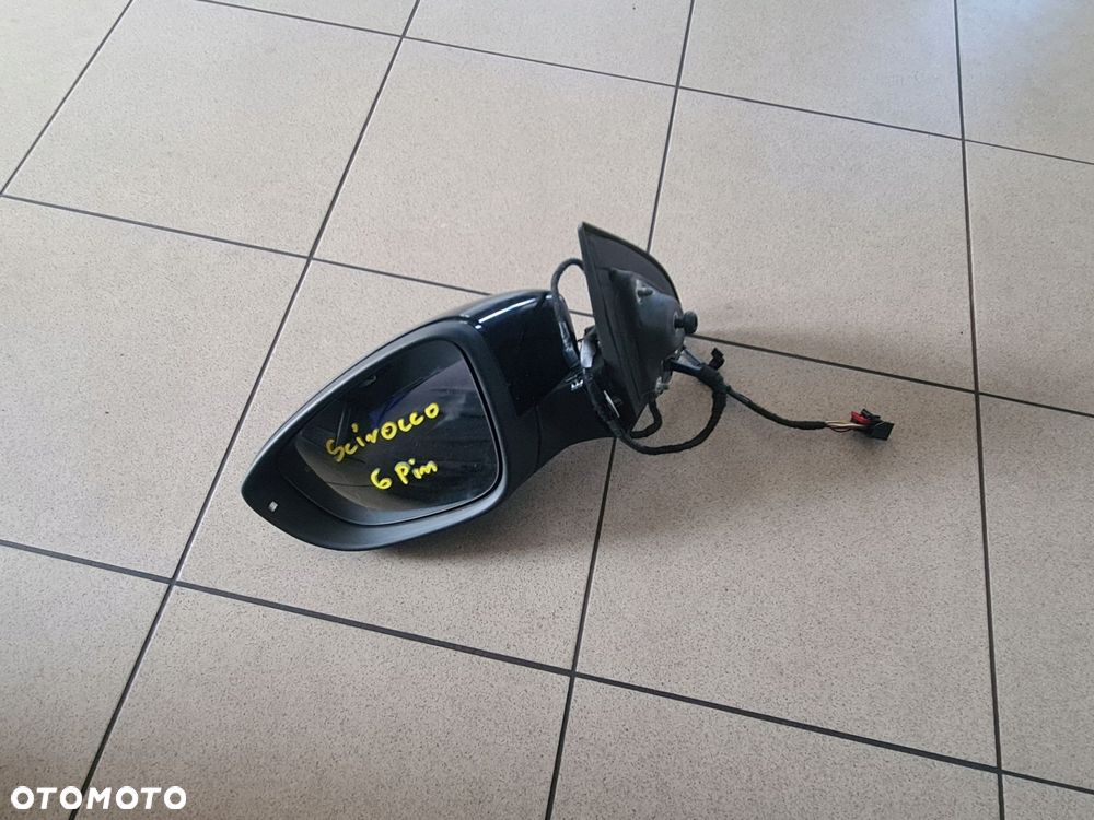 lusterko zewnętrzne lewe 6 pin vw scirocco iii - 1