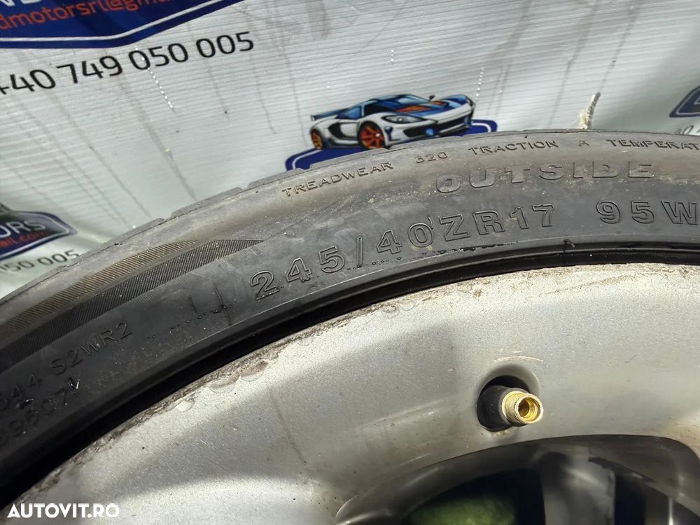 JANTE MERCEDES BENZ R17 / 5x112 / CLK / SI7 wa / 8JX17H2 ET30 / 7J/17H2 ET38 / 245/40 Z R17 95W + CAUCIUCURI (X4) - 8