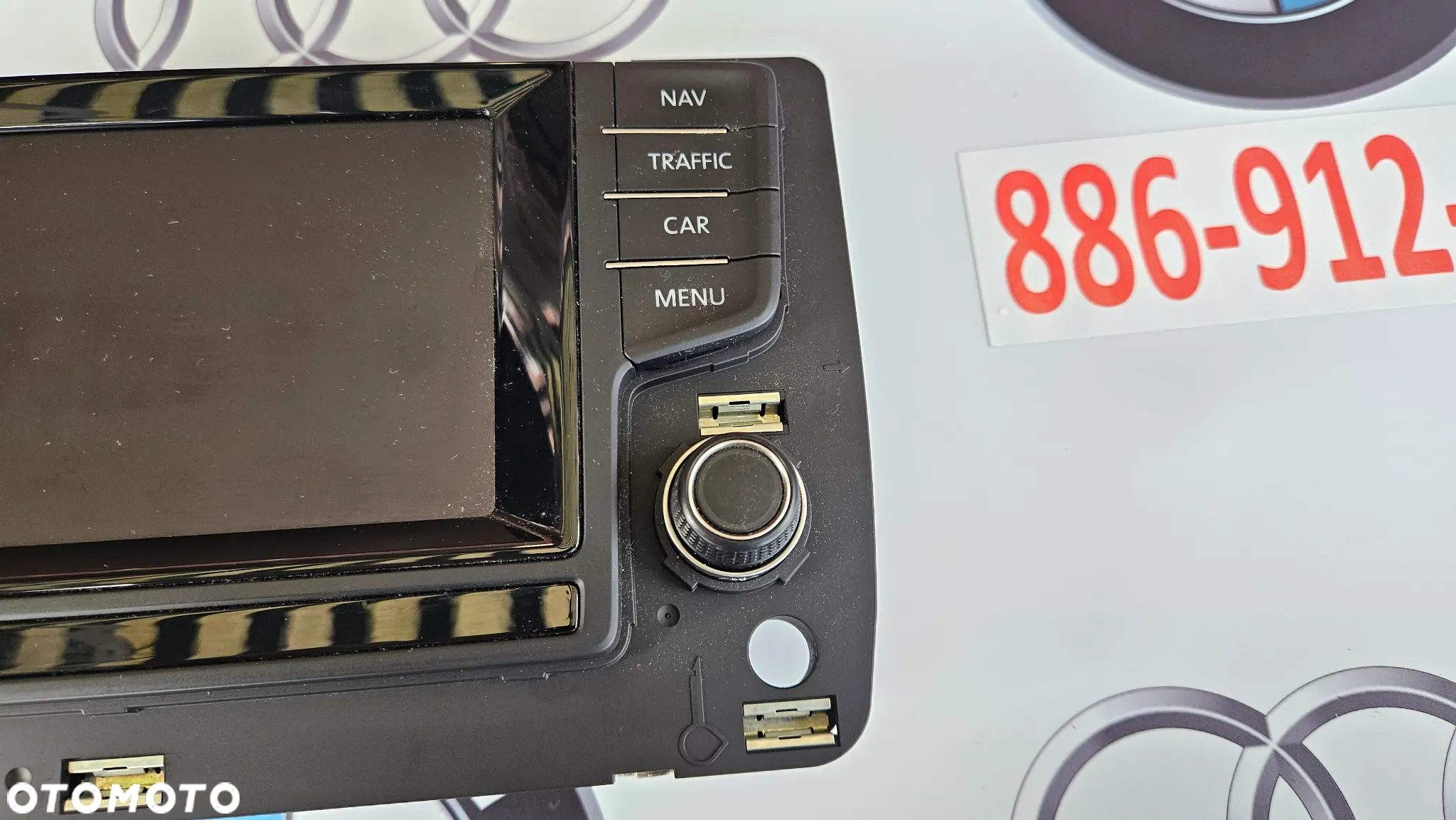 VW GOLF 7 VII  Radio Ekran Wyświetlacz 5G0919605D  ŁADNY - 4