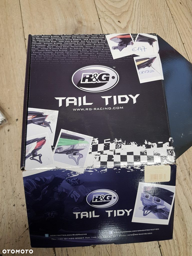 Uchwyt tablicy lampa R&G LP0150BK Honda CRF 250 Rally - 10
